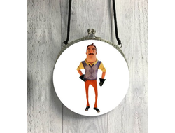 Сумка круглая Привет Сосед/ Hello Neighbor №7