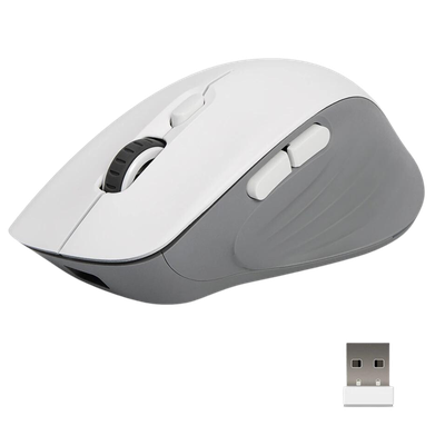 Игровая мышь беспроводная+проводная эргономичная Delux