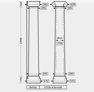 Колонна 4.30.201 - d295мм