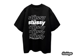 Футболка Stussy International Black (S, M, L, XL)