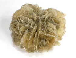 Гипс, "Гипсовая роза", крупный сросток кристаллов, Россия, Ставропольский край (75*71*35 мм, 167 г) №29343