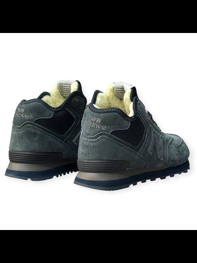 New Balance 574 Grey Moss С Мехом