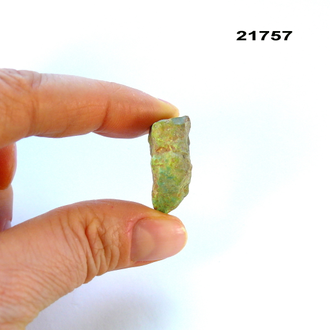 Бирюза натуральная (необработанная) Казахстан арт.21757: 6,3г - 26*19*10мм