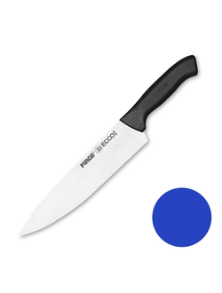 Нож поварской 23 см, cиняя ручка