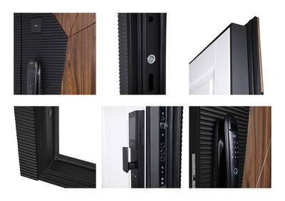 Стальная дверь   Сапсан (биометрический замок Smart lock DZ 888)