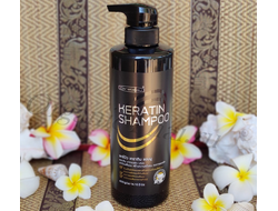 Купить тайский шампунь carebeau с кератином keratin hair shampoo (400 мл), узнать отзывы