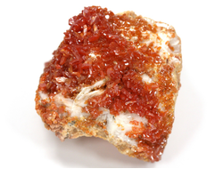 Ванадинит, кристаллы на породе, Марокко (38*34*28 мм, 41 г) №35875