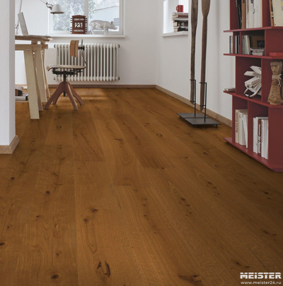 Паркетная доска Meister Дуб Витал Конигстальм 8837 в интерьере