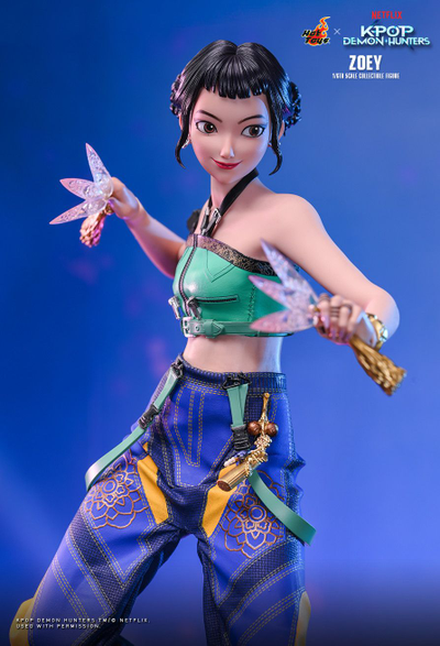 ПРЕДЗАКАЗ - Зои ("Кейпоп-охотницы на демонов") - Коллекционная ФИГУРКА 1/6 Zoey KPop Demon Hunters (TMS178) - Hot Toys ?ЦЕНА: 30900 РУБ.?