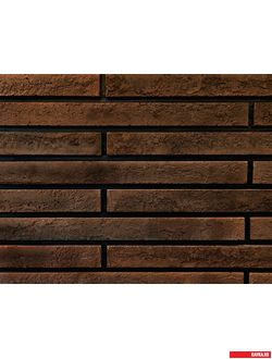 Плитка "ЛОНГБРИК",  цв.Темно-коричневый, бетон, уп.0,6м2(26шт)(20,3кг)(42уп)