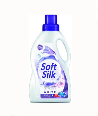 ROMAX Soft Silk Жидкое средство для стирки WHITE для БЕЛОГО 1,5кг