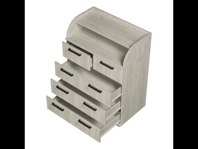 Комод Стандарт 1 (800*1020*460мм), дуб крафт белый