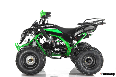 Квадроцикл MOTAX ATV Raptor Super LUX 125 Бензиновый Черно-зеленый