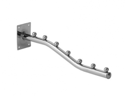 Q002 Кронштейн к стене на 7 шариков хром