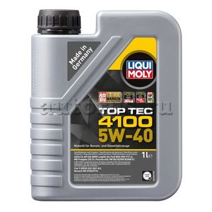 Масло моторное Liqui Moly Top Tec 4100 5W40 синтетическое 1 л 7500