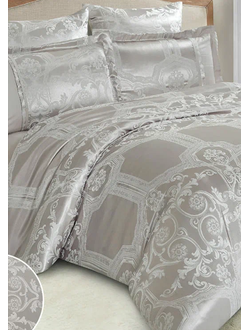 Постельное белье Cleo двуспальное жаккард 180х215х1 220х240х1 50х70х2+5см 70х70х2 21/220-SG