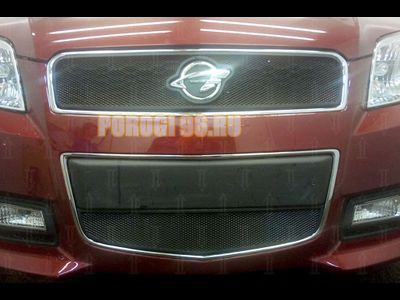 Защита радиатора Ravon Nexia R3 2016- black верх