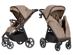 Коляска прогулочная Carrello Bravo Sl CRL-5520 Velvet Beige (черная рама)