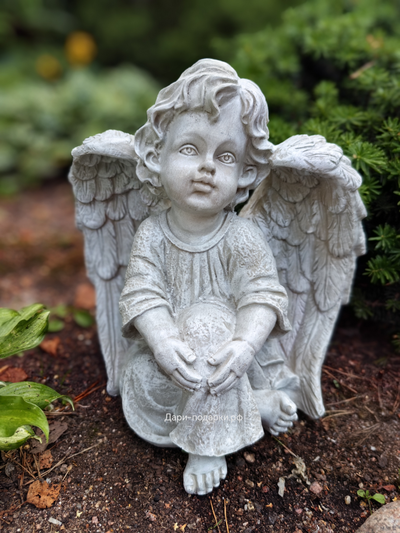Ангел  - символ добра и чистоты 28*27см   1,8кг    полистоун Россия 2329/012773