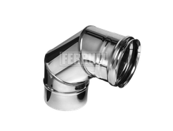 Колено угол 90° (430/0,8 мм) D 180 Ferrum