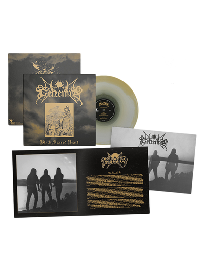 GEHENNA  - Black Seared Heart LP SILVER/GOLD Deluxe