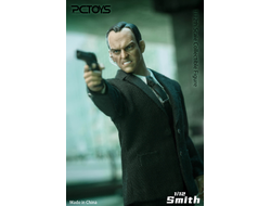 Агент Смит (Хьюго Уивинг, "Матрица") - КОЛЛЕКЦИОННАЯ ФИГУРКА 1/12 scale Smith (PC026C) - PCTOYS