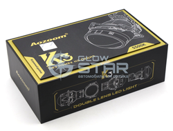 Билед модули Aozoom K3 Dragon Knight New DK200 (III поколение) 3.0 дюйма, 2 чипа, 5500K, 12V, 50W/60W, крепление 3R (комплект, 2шт)