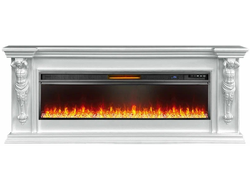 Линейный электрокамин Sparta BG с очагом Vision 60 Led