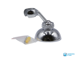 Кронштейн для лейки металл шарнирн, хром ПСМ (пакет)