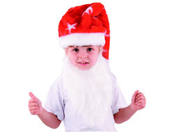 101 Колпак мех красный с бородой