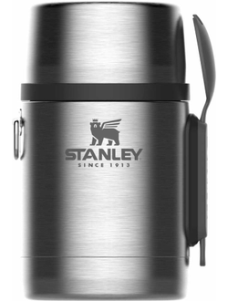 Термос STANLEY Adventure Vacuum Food Jar, 0.53л, серебристый