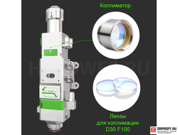 Комплект линз D30 F100 мм (пара)