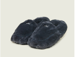 Тапочки-грелки для ног Luxury (угольные)