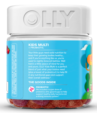 OLLY Kids Multi + Probiotic - Жевательные мультивитамины + пробиотики для детей