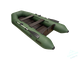Лодка ПВХ Мастер Лодок Барс 2900 Слань-книжка Киль Зелёная