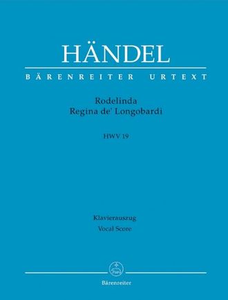 Händel. Rodelinda regina de Longobardi Klavierauszug (dt/it)