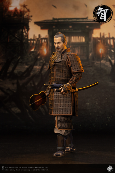 Воин клана Кацумото с веером ("Последний самурай") - КОЛЛЕКЦИОННАЯ ФИГУРКА 1/6 scale Ashigaru Trio Second Bomb Zhi Ashigaru (EX046) - POPTOYS