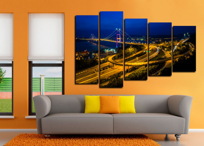 Модульная картина "Грандиозная эстакада"