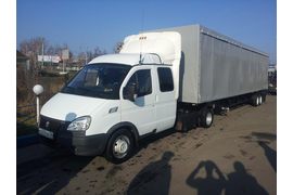 ГАЗ .СЕДЕЛЬНЫЙ ТЯГАЧ С ПОЛУПРИЦЕПОМ