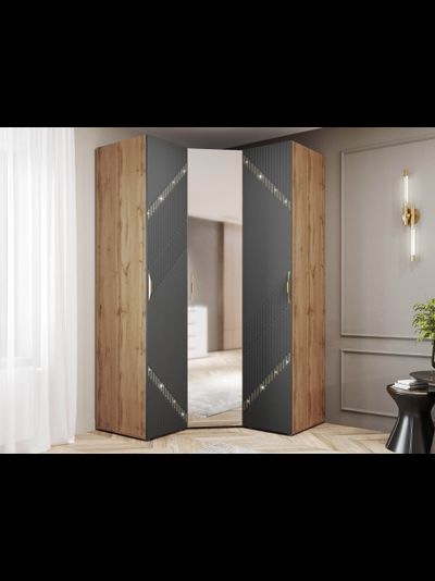 Угловой шкаф в комплекте с зеркалом Монако 902 313