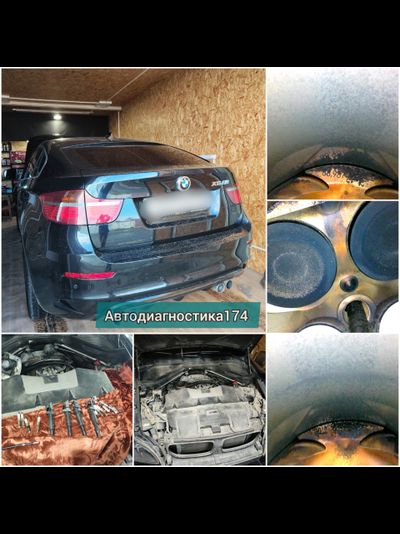 Эндоскопия цилиндров бензинового и дизельного двигателя авто, эндоскопия катализатора Челябинск. Leak test (лик тест) проверка герметичности цилиндров и замер компрессии.