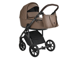 Коляска 2в1 Roan Bass Next кожа Camel Brown