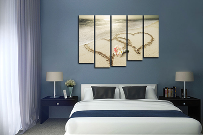 Модульная картина "Любовь на берегу"