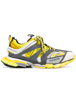 Balenciaga Triple-S (БАЛЕНСИАГА) Track Trainers желто-серые (36-41)  женские