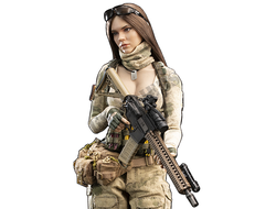 Дженнер (Версия А) - Коллекционная ФИГУРКА 1/6 scale A-TACS FG Double Women Soldier - JENNER (A Style) (VCF-2037A) - VERYCOOL
