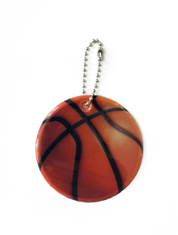 ПОДВЕСКА - СВЕТООТРАЖАТЕЛЬ БАСКЕТБОЛ