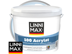 Краска универсальная акрилатная премиум-класса LINNIMAX 100 ACRYLAT Бесцветная база 3 9,4 л