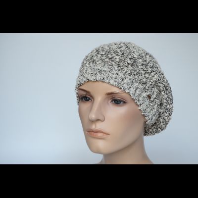 Берет Vizio Италия 1220 ВO летний белый антрацит