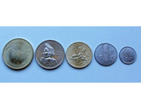 Набор монет Гватемалы. 5 шт.