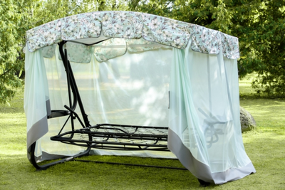 Качели садовые Ольса "Турин Премиум FLOWER" с1204